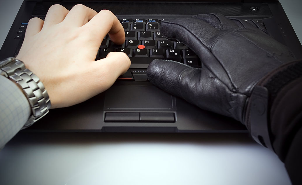 Fraud Hand And Glove Keyboard