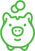 Icon Savings Pig W Coins