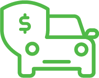Icon Car With Dollar Sign