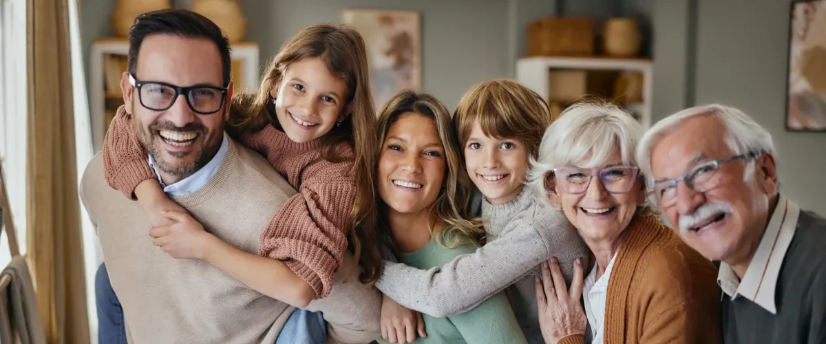 happy family that just learned about the importance of life insurance