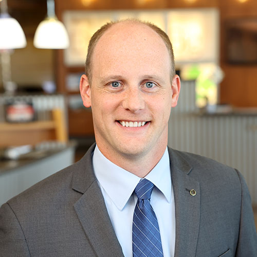 Justin Schmit, Bank Midwest Market President and Ag and Commercial Lender headshot.